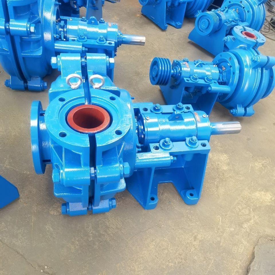 6/4臥式渣漿泵洗沙泵6寸耐磨泵合金37kw45k旋流器專(zhuān)用泵河北產(chǎn)